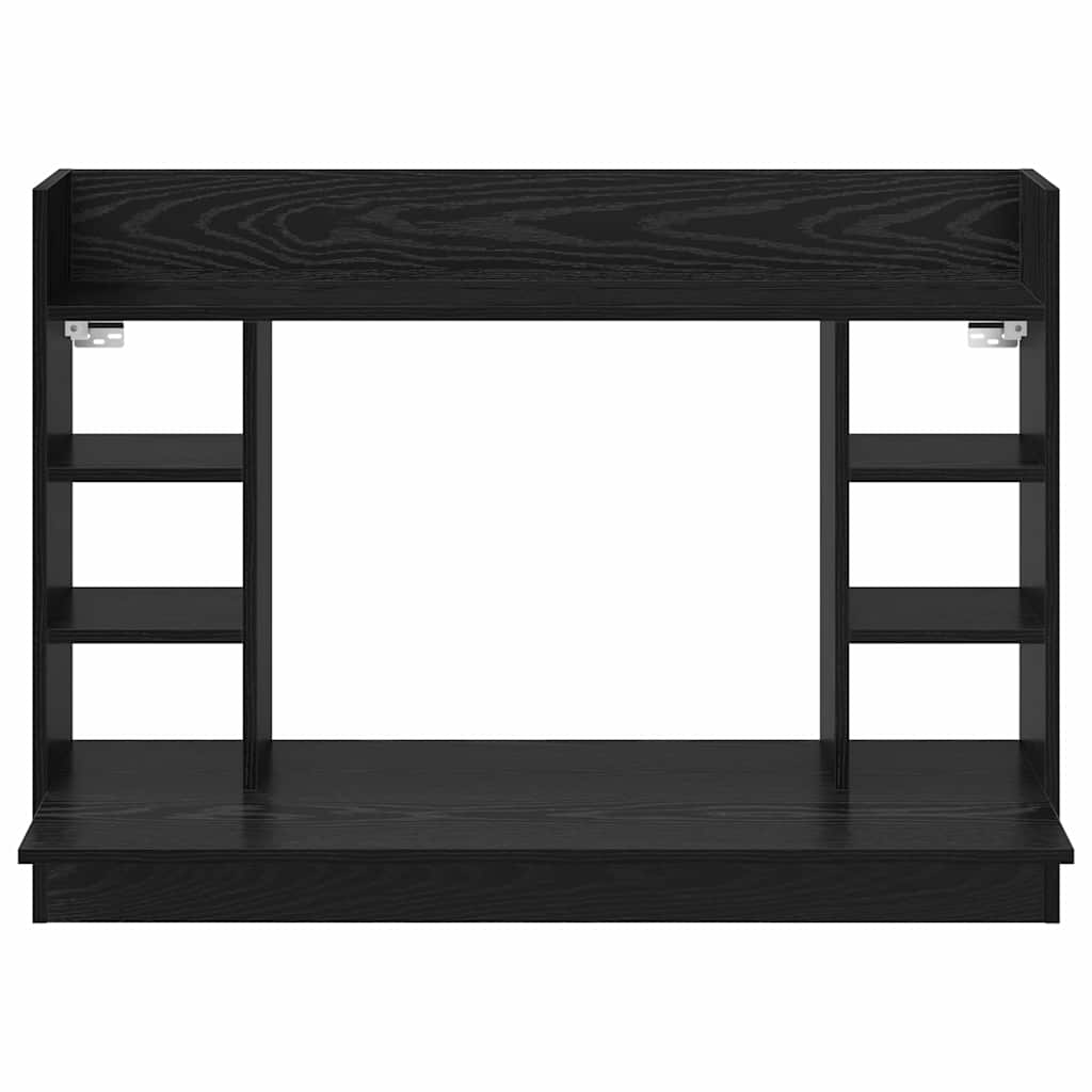 vidaXL Wandtisch Schwarz Eichen-Optik 105 x 48 x 75 cm Holzwerkstoff