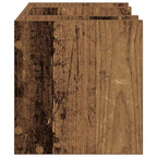 vidaXL Schreibtisch Organizer Altholz 44,5 x 24 x 25 cm Holzwerkstoff