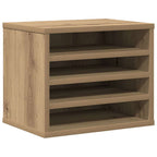 vidaXL Schreibtisch Organizer Artisan-Eiche 36 x 26 x 29,5 cm