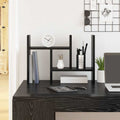vidaXL Schreibtisch Organizer Schwarz Eichen-Optik Holzwerkstoff