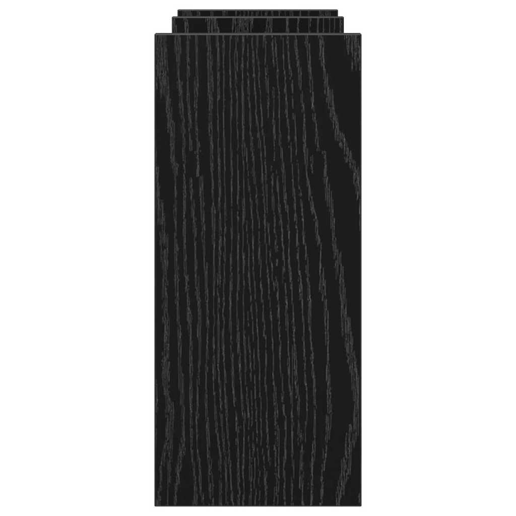 vidaXL Schreibtisch Organizer Schwarz Eichen-Optik Holzwerkstoff