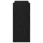 vidaXL Schreibtisch Organizer Schwarz Eichen-Optik Holzwerkstoff
