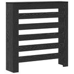 vidaXL Heizkörperabdeckung Schwarz Eichen-Optik 78 x 20 x 82 cm