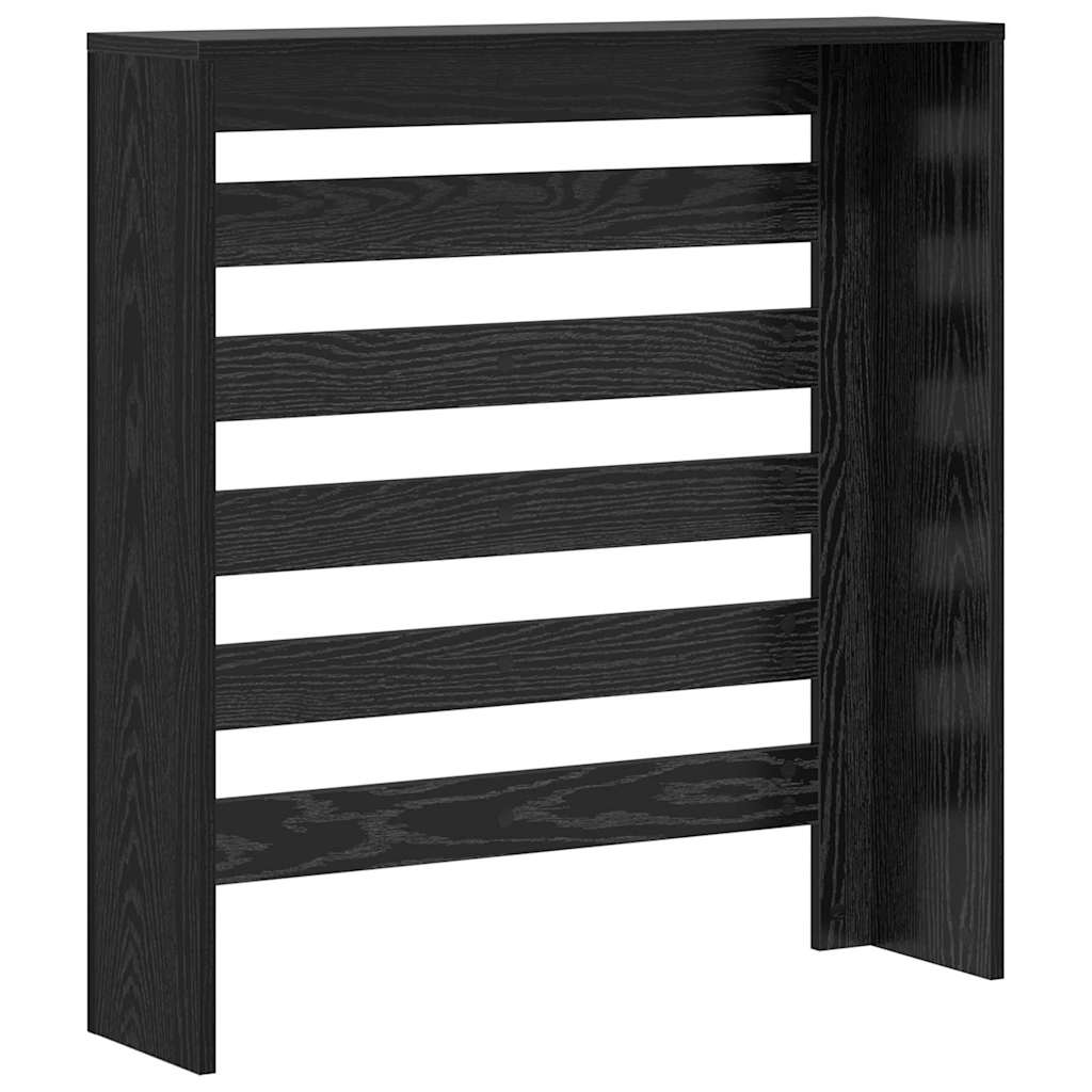 vidaXL Heizkörperabdeckung Schwarz Eichen-Optik 78 x 20 x 82 cm