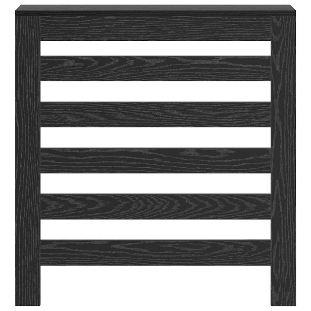 vidaXL Heizkörperabdeckung Schwarz Eichen-Optik 78 x 20 x 82 cm