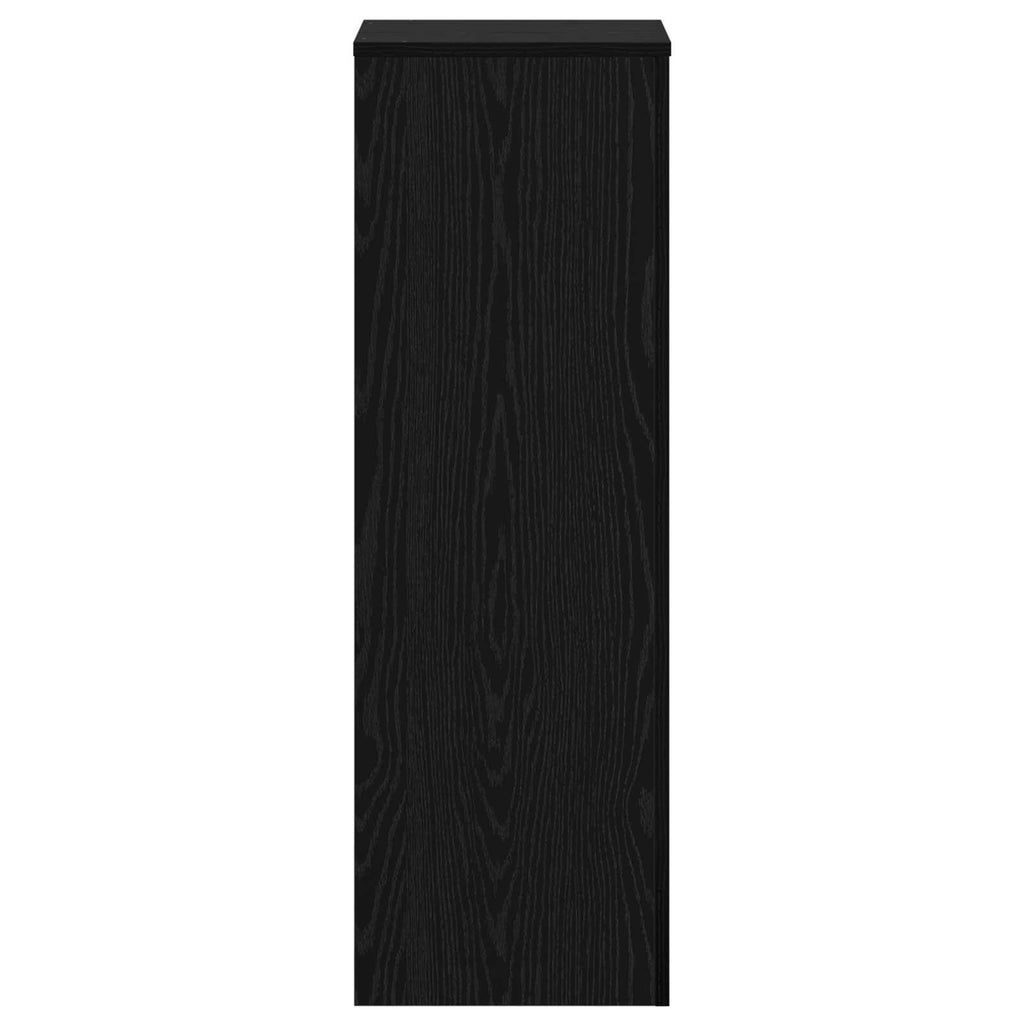 vidaXL Pflanzenständer Schwarz Eichen-Optik 33 x 33 x 100 cm