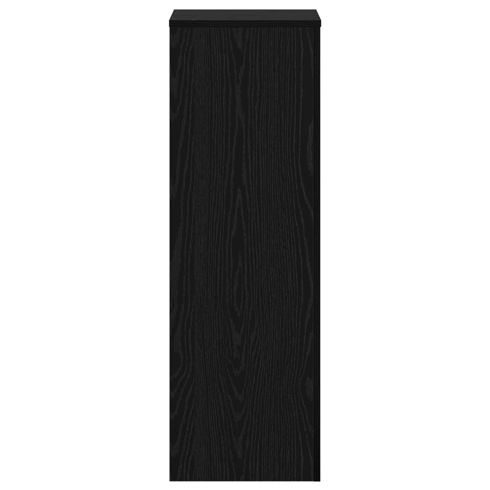 vidaXL Pflanzenständer Schwarz Eichen-Optik 33 x 33 x 100 cm