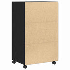 vidaXL Schrank Schwarz Eichen-Optik 55 x 40 x 82 cm