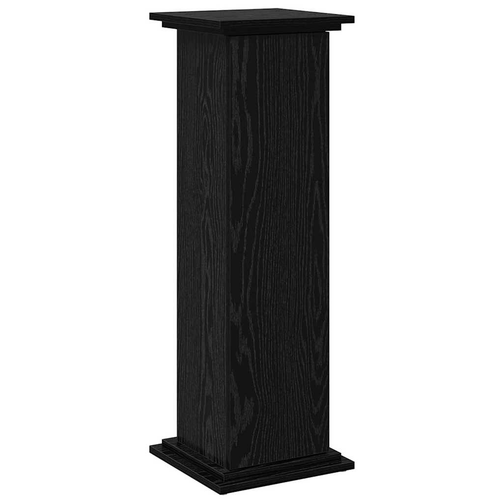 vidaXL Displaysständer mit Regal Schwarz Eichen-Optik 31 x 30 x 90 cm