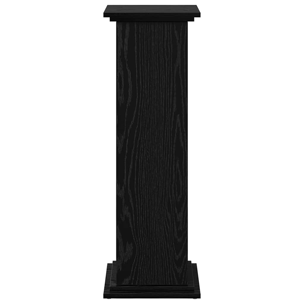 vidaXL Displaysständer mit Regal Schwarz Eichen-Optik 31 x 30 x 90 cm