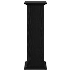 vidaXL Displaysständer mit Regal Schwarz Eichen-Optik 31 x 30 x 90 cm