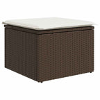 vidaXL Garten-Sofa-Set mit Kissen 6 pcs Braun und Creme