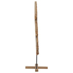 vidaXL Weihnachtsbaum mit Ständer Braun 90 cm Massivholz Teak