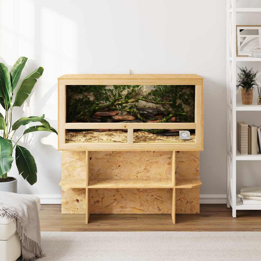 vidaXL Terrarium Braun 100 x 50 x 100 cm OSB