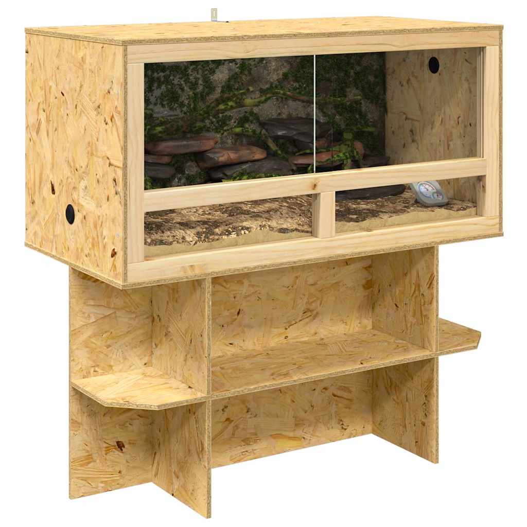 vidaXL Terrarium Braun 100 x 50 x 100 cm OSB