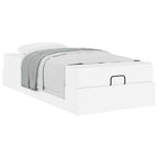vidaXL Bettgestell mit Matratze Sonstiges 2 pcs Weiß PVC
