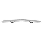 vidaXL Faltbare Rampe 200kg pro Rampe 2 Stk. Silber 186 x 23 x 4,5 cm