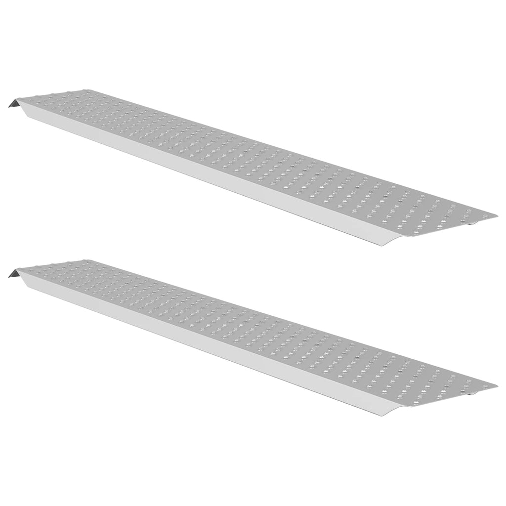 vidaXL Lade Rampe 200 kg Silber 159 x 23 x 5 cm Verzinkter Stahl