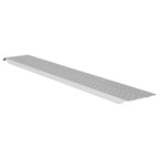 vidaXL Lade Rampe 200 kg Silber 159 x 23 x 5 cm Verzinkter Stahl