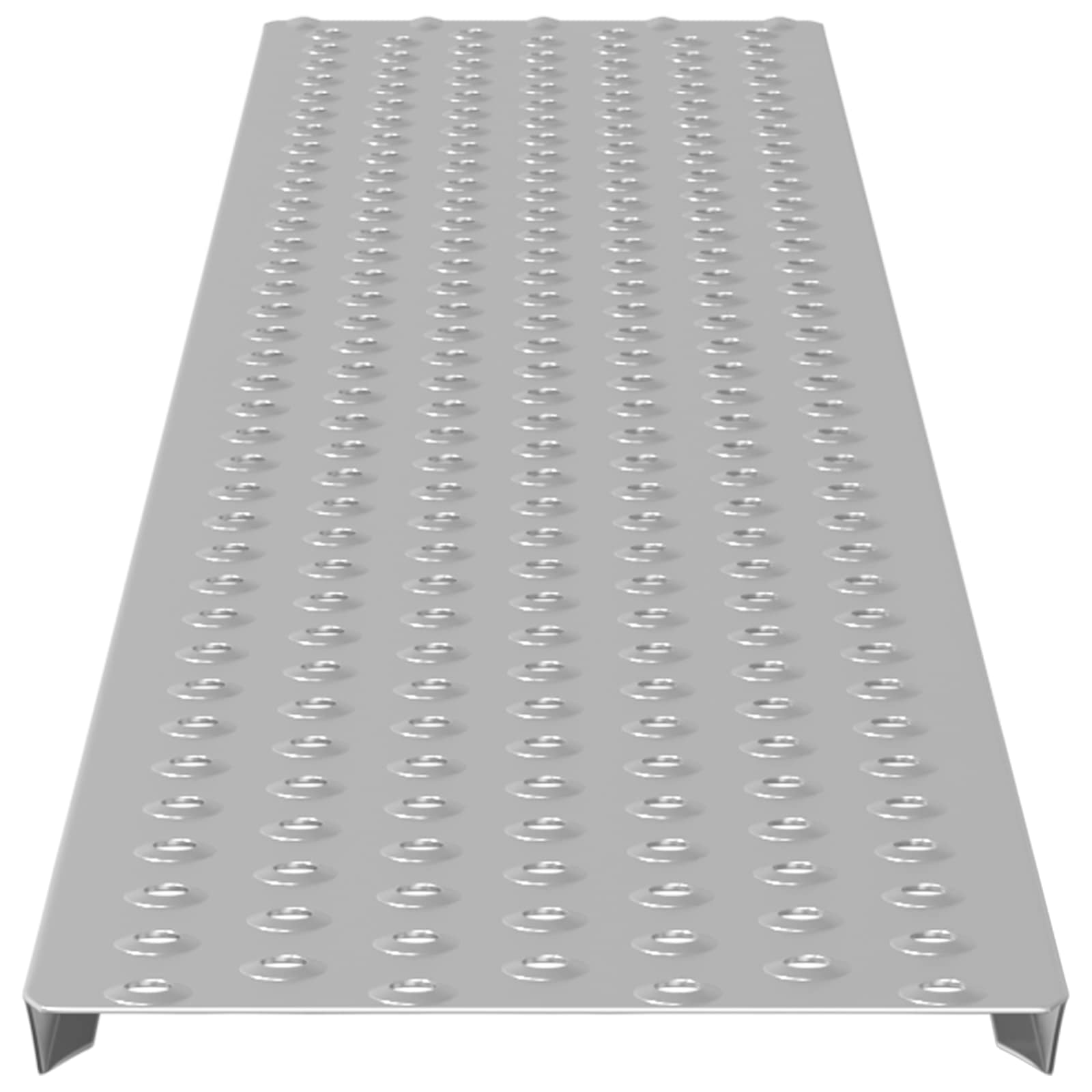 vidaXL Lade Rampe 200 kg Silber 159 x 23 x 5 cm Verzinkter Stahl
