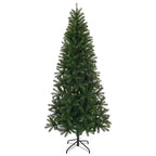 vidaXL Künstlicher Weihnachtsbaum mit 300 LEDs Grün 180 cm PE und PVC