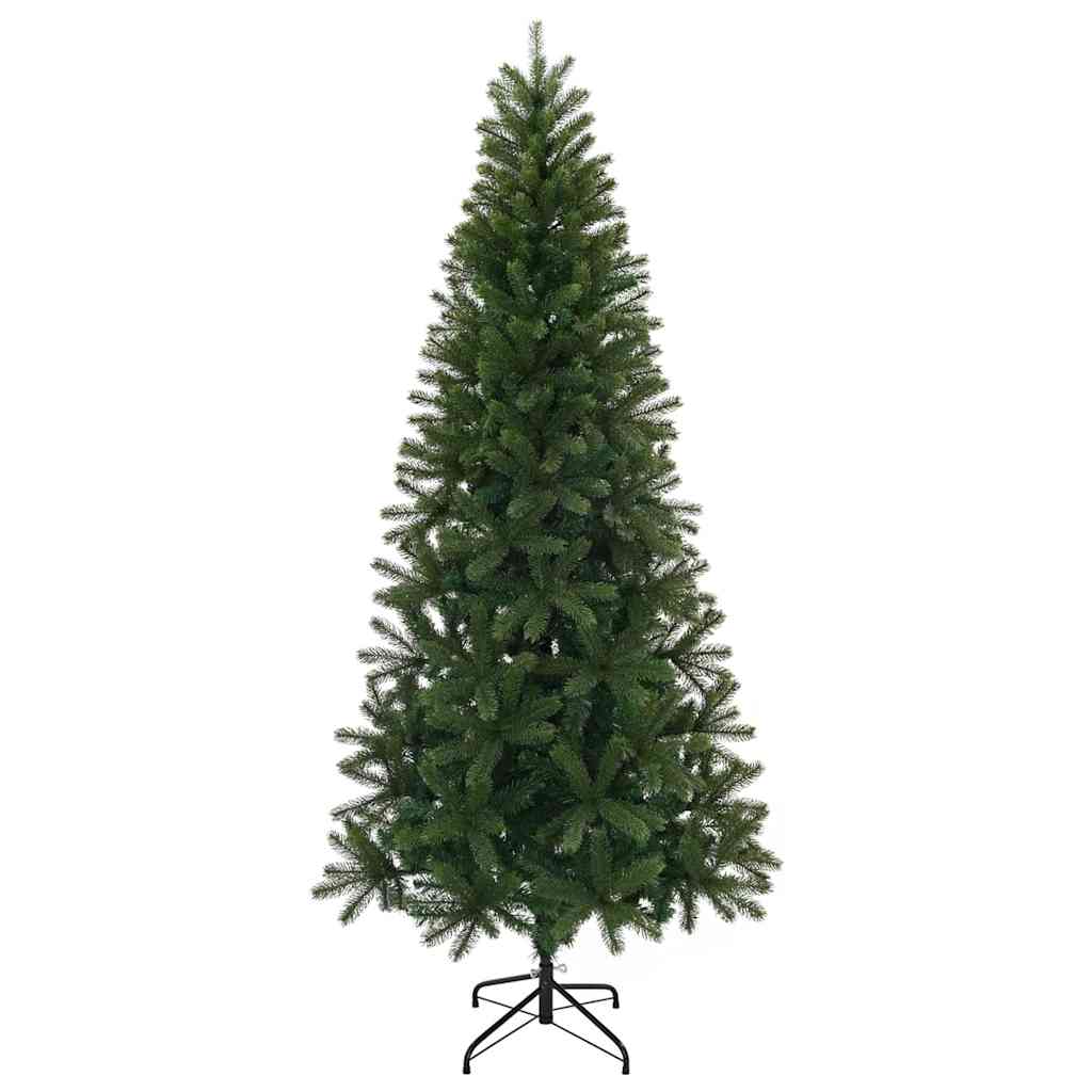 vidaXL Künstlicher Weihnachtsbaum mit 300 LEDs Grün 180 cm PE und PVC