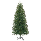 vidaXL Künstlicher Weihnachtsbaum Grün 120 cm PVC, PE und Stahl