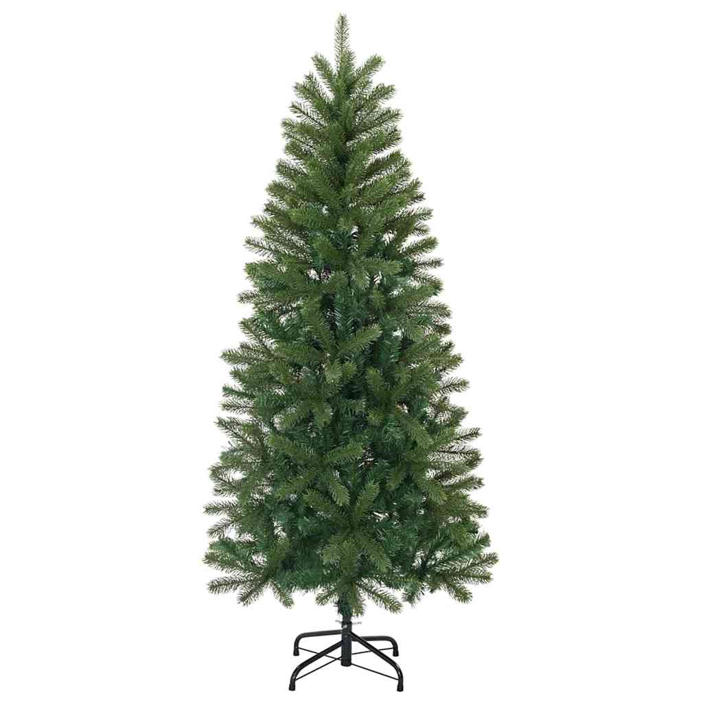 vidaXL Künstlicher Weihnachtsbaum Grün 120 cm PVC, PE und Stahl