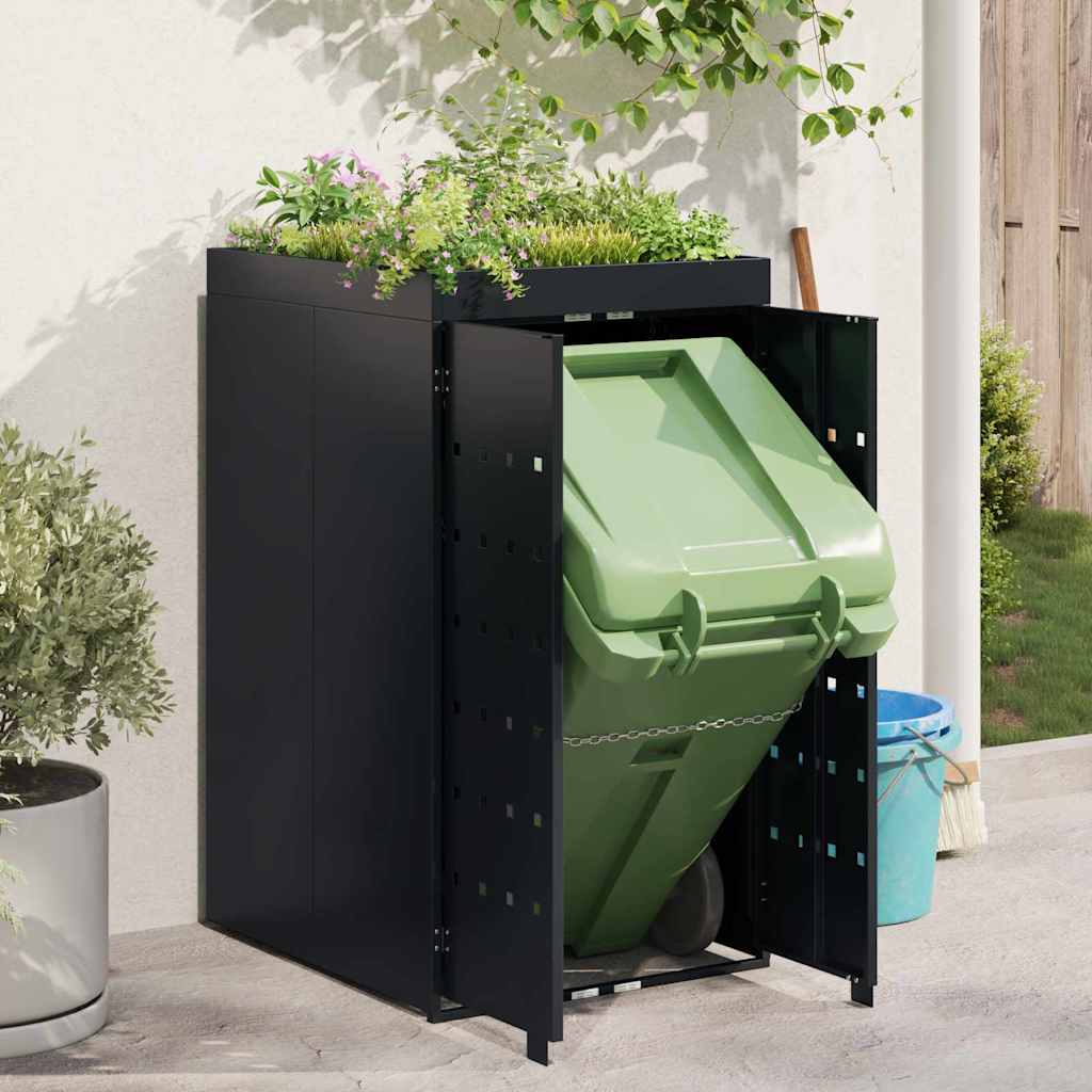 vidaXL Rollabfallbehälter mit Pflanzdach für einen 240L Behälter
