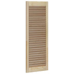 vidaXL Schranktür Natur 110 x 2,1 x 39,5 cm Massives Kiefernholz