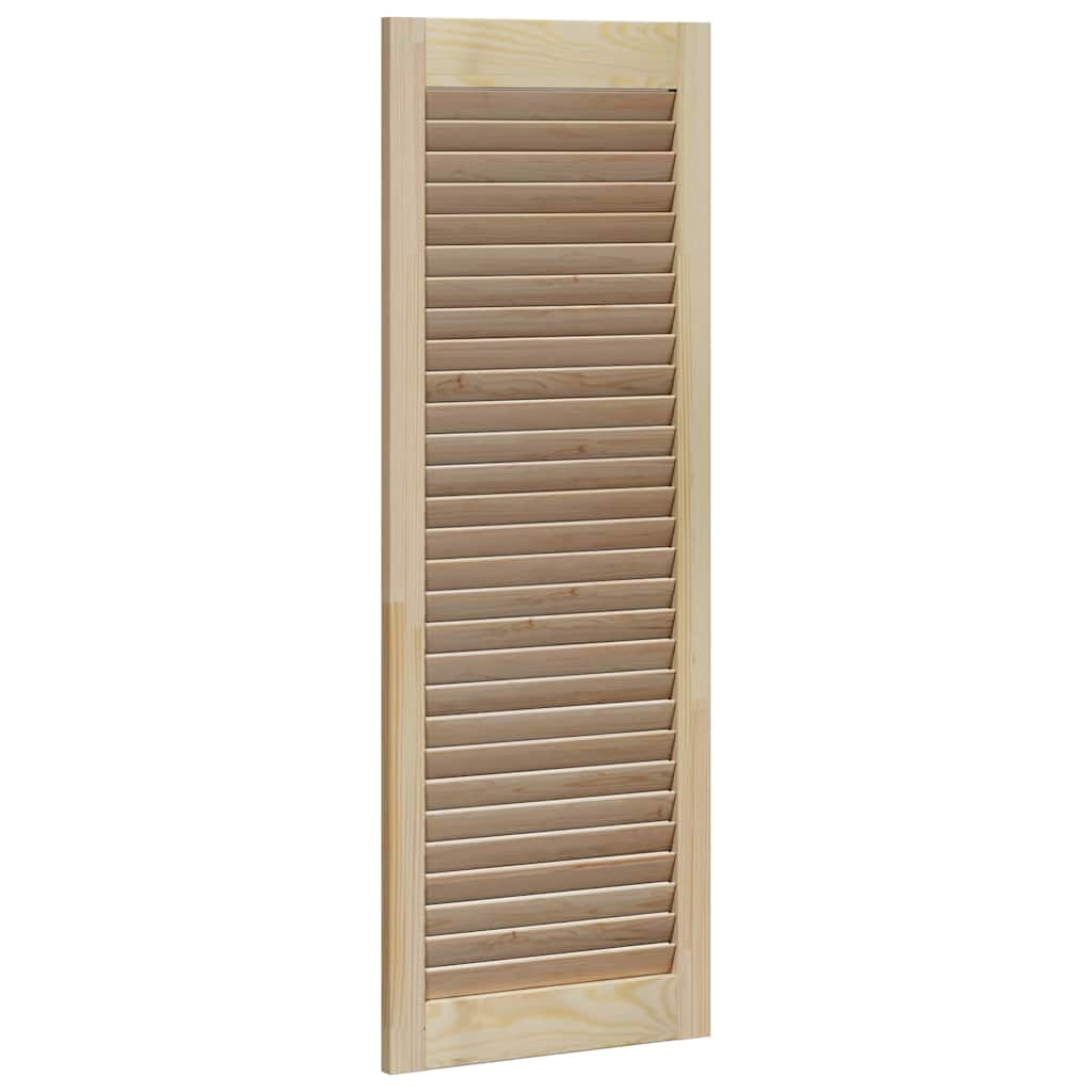 vidaXL Schranktür Natur 110 x 2,1 x 39,5 cm Massives Kiefernholz