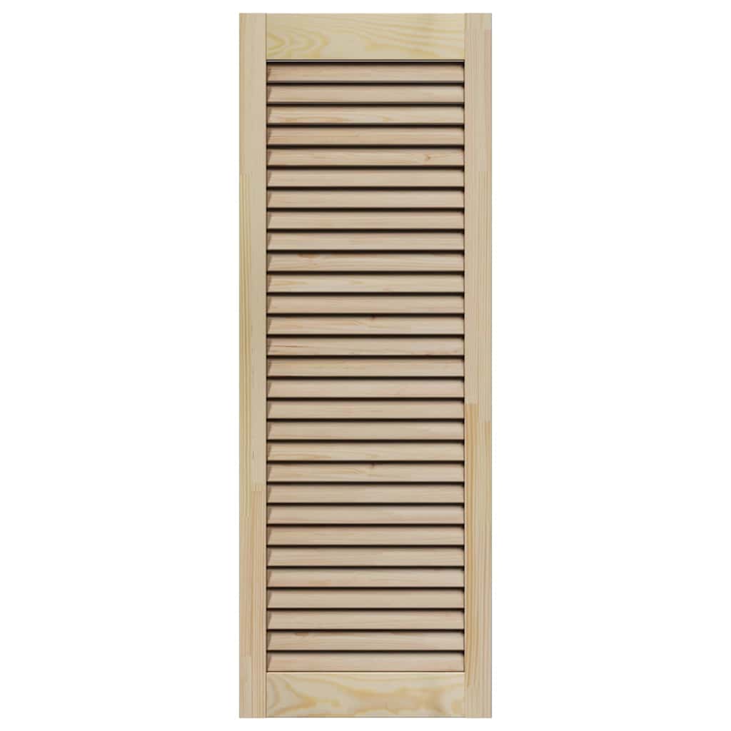vidaXL Schranktür Natur 110 x 2,1 x 39,5 cm Massives Kiefernholz