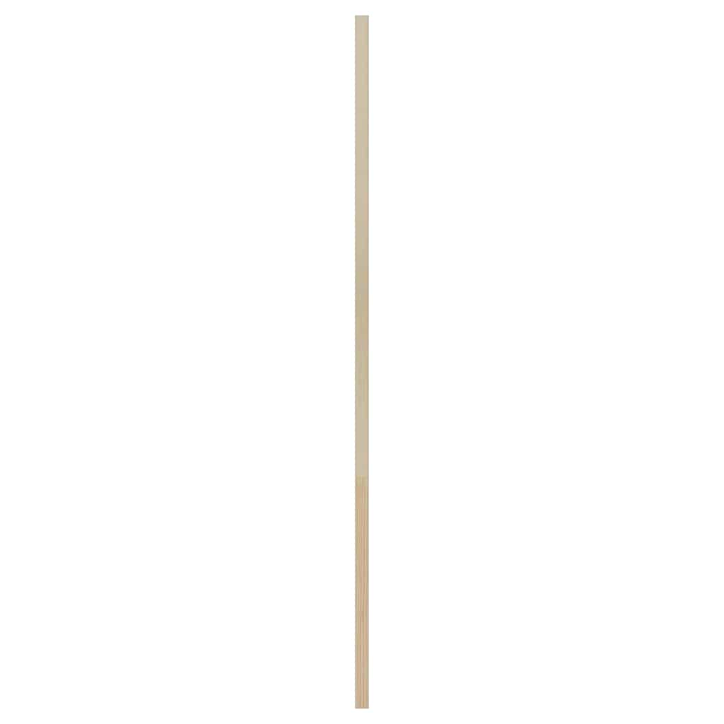 vidaXL Schranktür Natur 110 x 2,1 x 39,5 cm Massives Kiefernholz