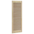 vidaXL Schranktür 2 pcs Natur 110 x 2,1 x 39,5 cm Massives Kiefernholz