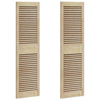 vidaXL Schranktür mit Tür 2 pcs Natur 140,5 x 2,1 x 39,5 cm