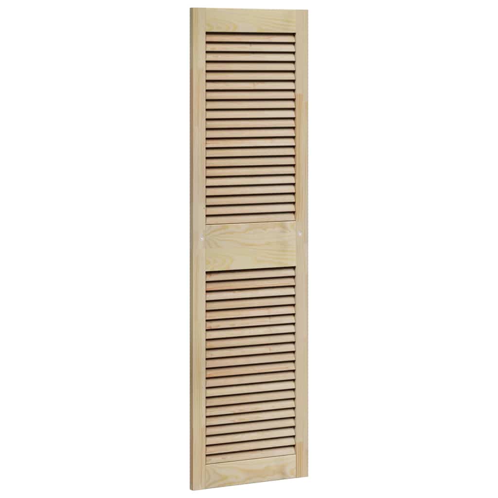 vidaXL Schranktür mit Tür 2 pcs Natur 140,5 x 2,1 x 39,5 cm