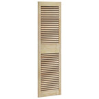 vidaXL Schranktür mit Tür 2 pcs Natur 140,5 x 2,1 x 39,5 cm
