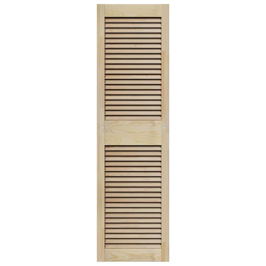 vidaXL Schranktür mit Tür 2 pcs Natur 140,5 x 2,1 x 39,5 cm