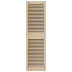 vidaXL Schranktür mit Tür 2 pcs Natur 140,5 x 2,1 x 39,5 cm