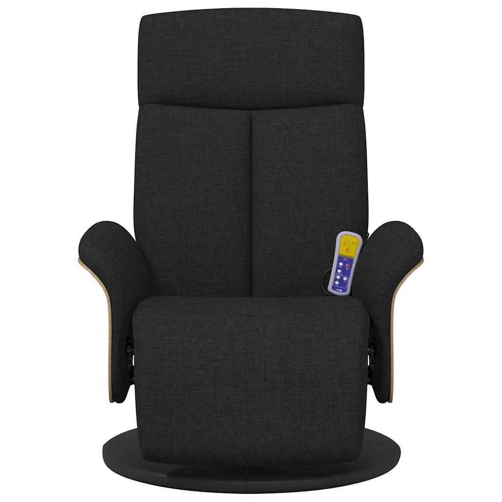 vidaXL Massage Relaxsessel Schwarz 79 x 87 x 104,5 cm Stoff
