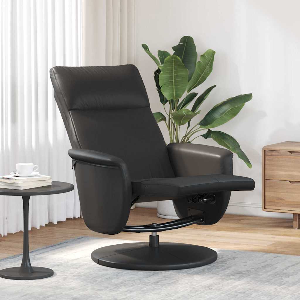 vidaXL Massage Relaxsessel Schwarz Kunstleder