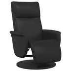vidaXL Massage Relaxsessel Schwarz Kunstleder
