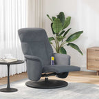 vidaXL Massage Relaxsessel Dunkelgrau 91 x 71 x 105 cm Samt