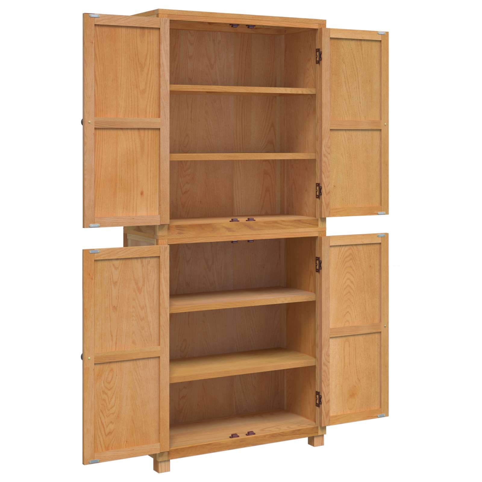 vidaXL Aufbewahrungsmöbel-Set mit Speicher mit Tür Braun Holzwerkstoff