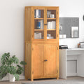 vidaXL Aufbewahrungsmöbel-Set 2 pcs Natur Engineered Wood und Eiche