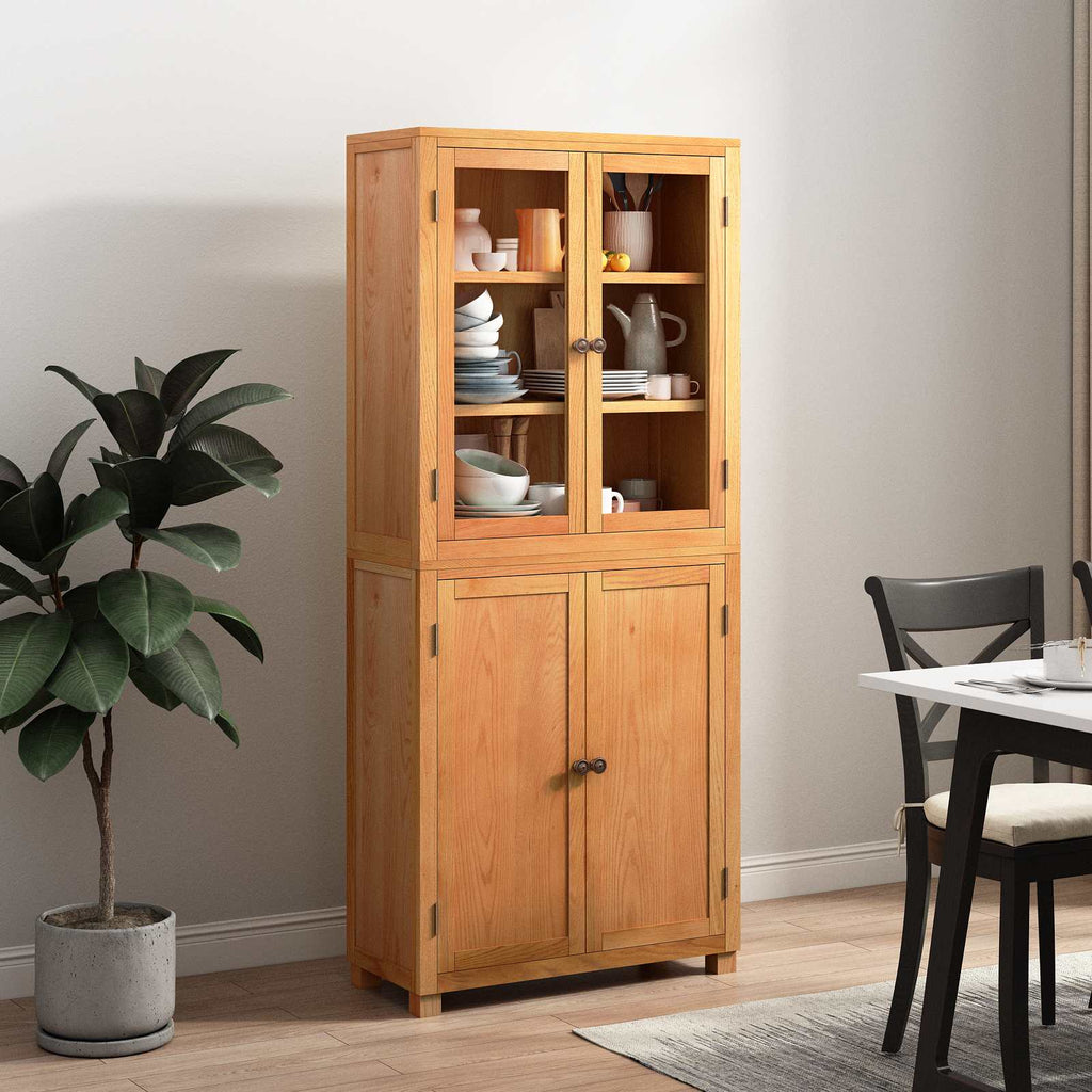 vidaXL Aufbewahrungsmöbel-Set 2 pcs Natur Engineered Wood und Eiche