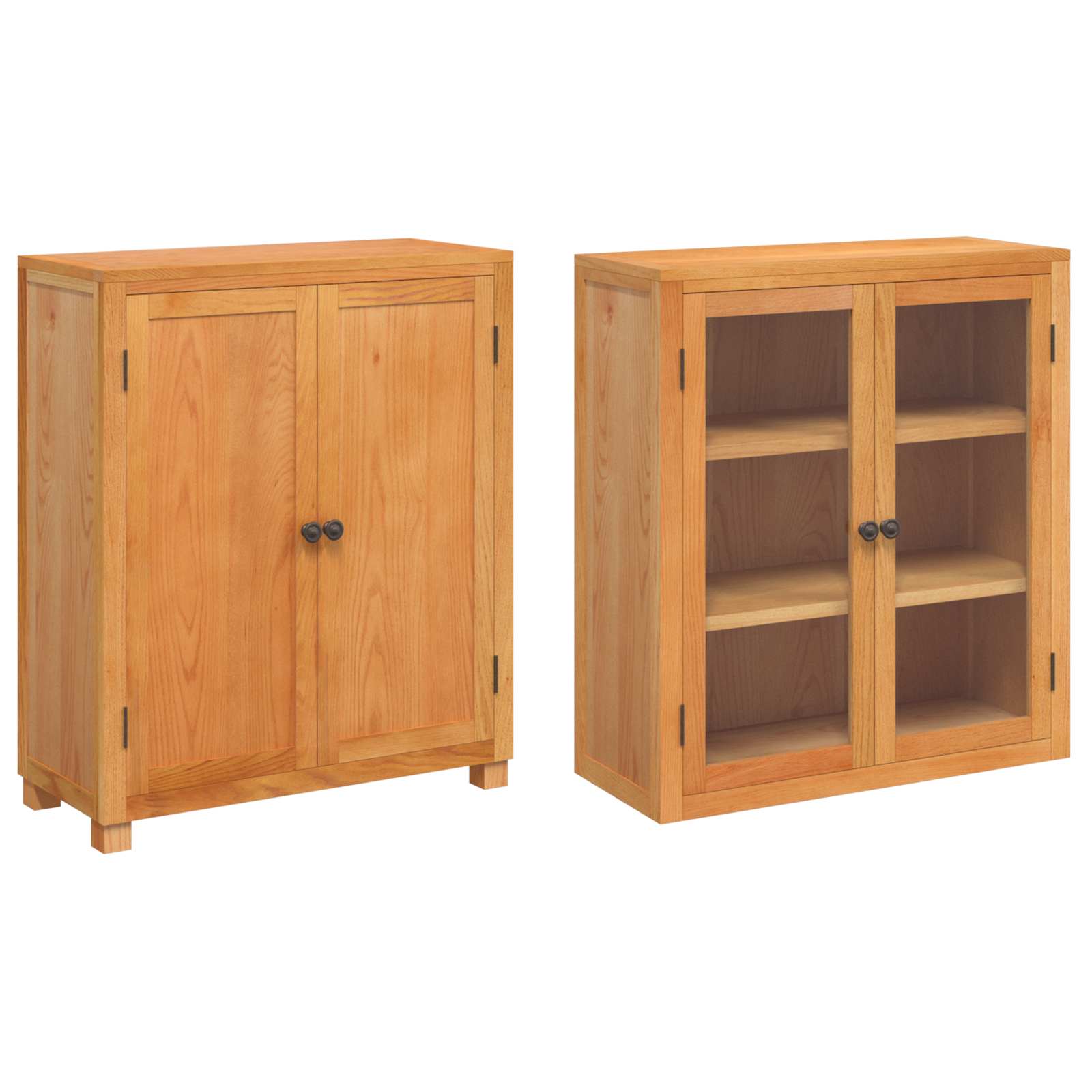 vidaXL Aufbewahrungsmöbel-Set 2 pcs Natur Engineered Wood und Eiche