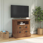 vidaXL Aufbewahrungsschrank Natur 60 x 30 x 60 cm Massivholz Teak