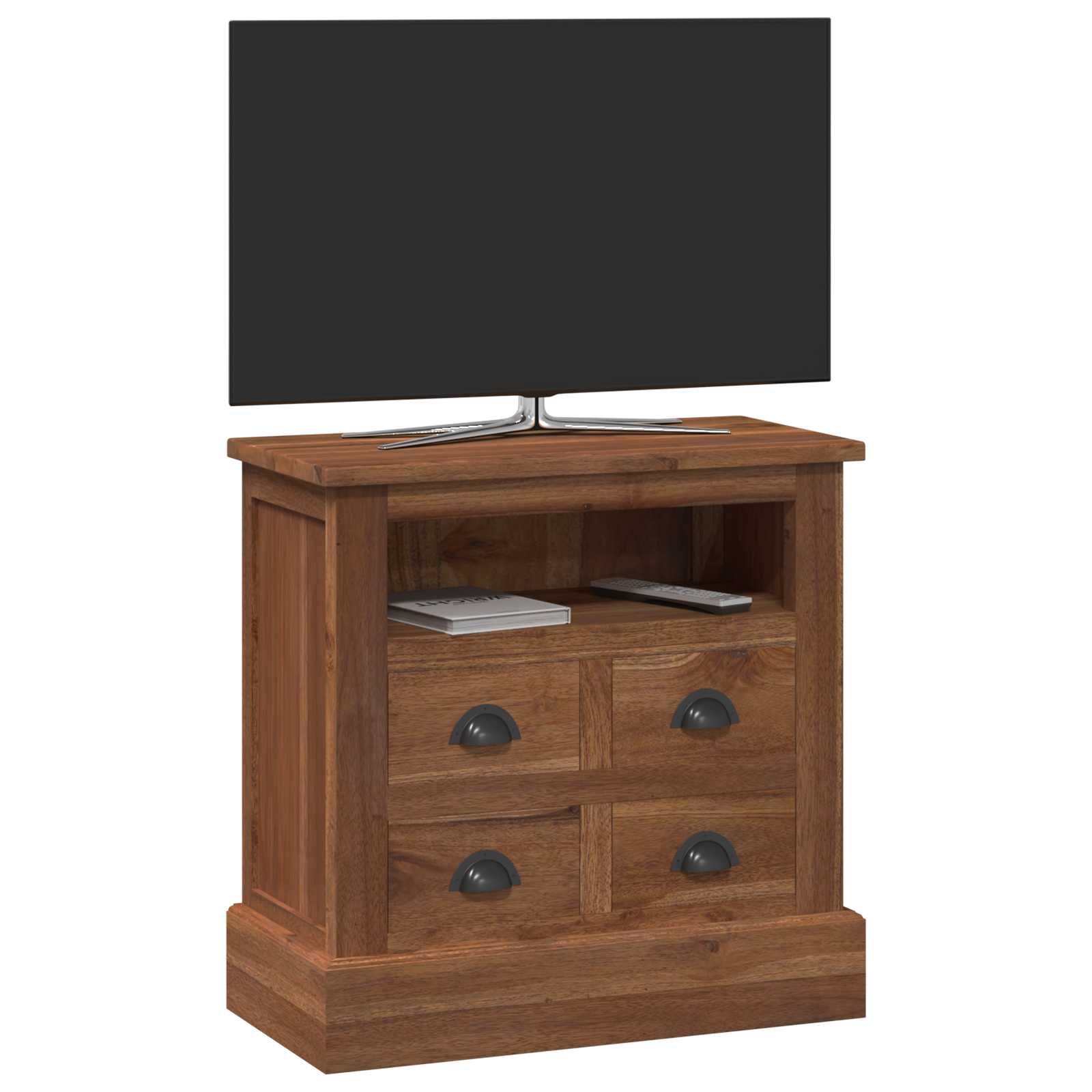 vidaXL Aufbewahrungsschrank Natur 60 x 30 x 60 cm Massivholz Teak