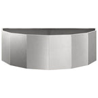 vidaXL Pflanzkübel Silber 120 x 60 x 35 cm Edelstahl